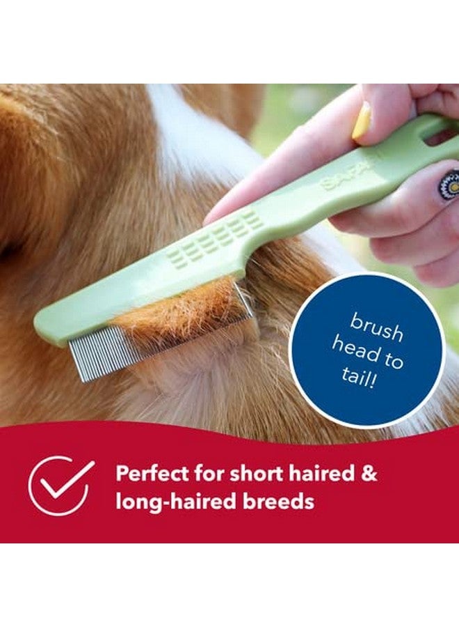 Coastal Pet Safari Double Row Comb  Helps Dry Skin  For Flea Prevention And Detection In Pets With Short And Long Hair - Image 5