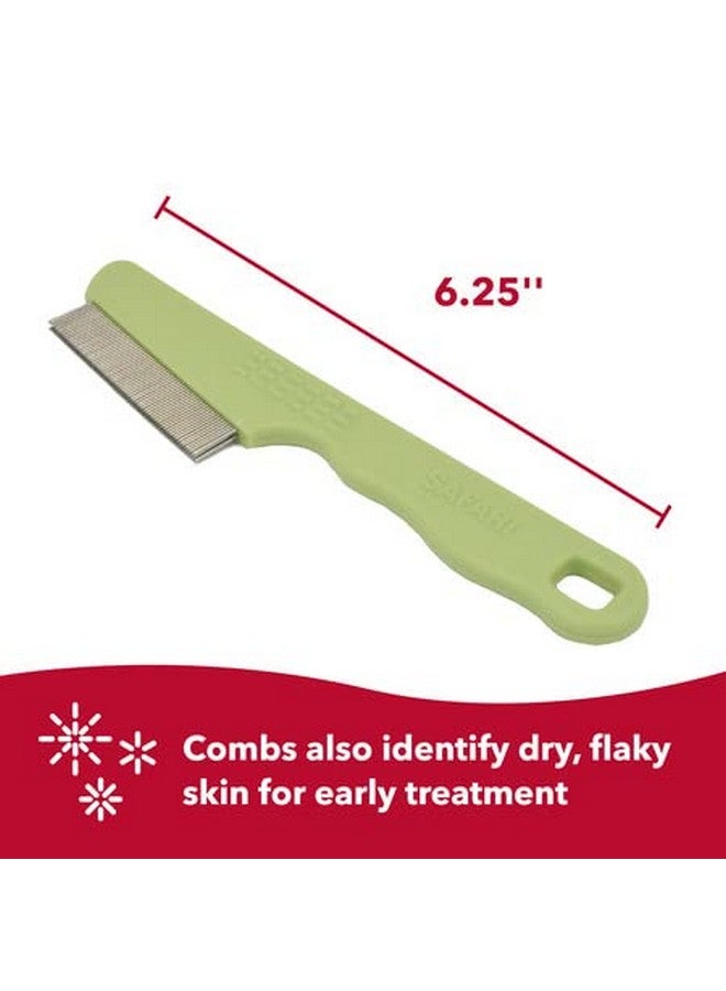 Coastal Pet Safari Double Row Comb  Helps Dry Skin  For Flea Prevention And Detection In Pets With Short And Long Hair - Image 4