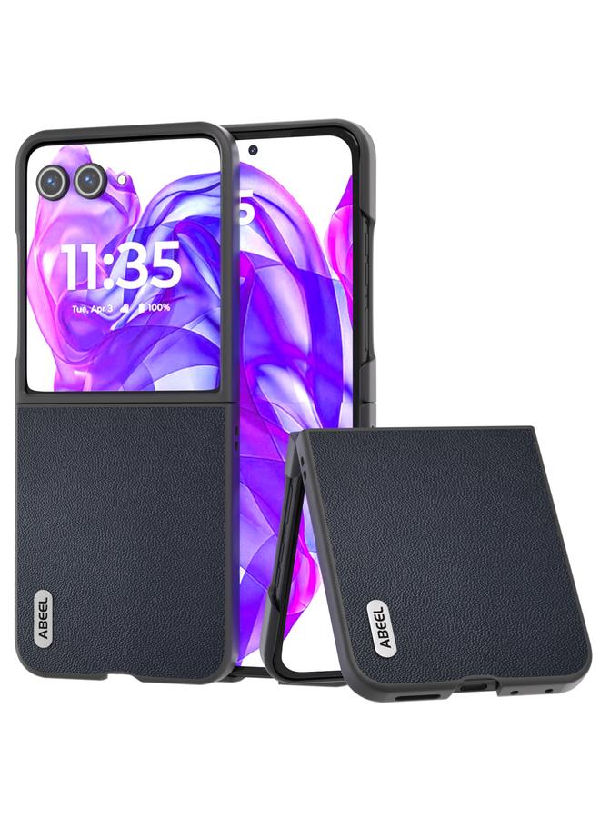 S-TOP Case For Motorola Razr 50 Ultra ABEEL Genuine Leather Elegant Phone Case - Image 1