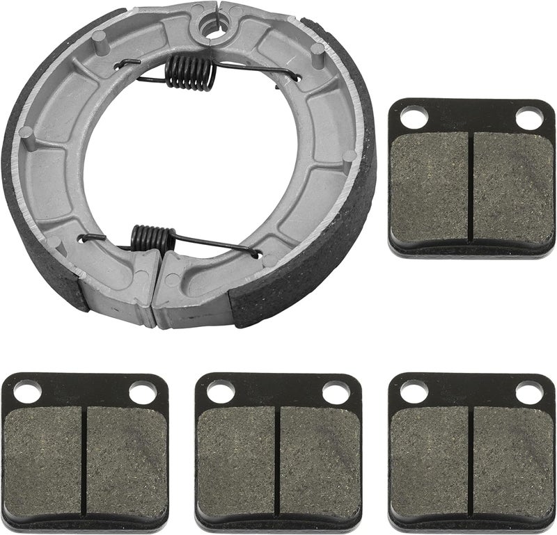 Caltric Front & Rear Brake Pads Shoes for Yamaha Bear Tracker 250 (2000-2004) - Image 4