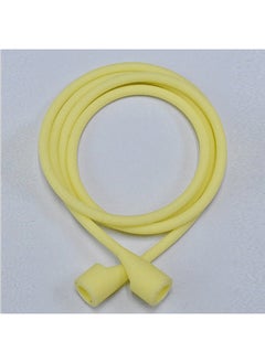 For Apple Airpods2PRO3 Earphone Anti-lost Rope Millet Huawei Earphone Silicone Lanyard TWS Anti-lost Rope-Color:607C Light Yellow (Upgraded)-Applicable Model:For Apple Wireless Headphones