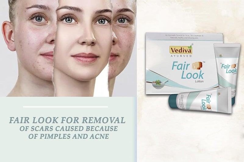 Generic Fair Look Ayurvedic Face Care Cream Tan Removal Cream for Men Women Reduces Hyperpigmentation All Skin Type 2 x 100g  - Image 5