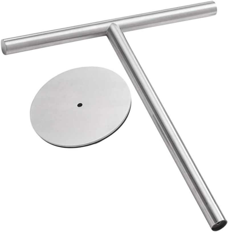 Stainless Steel Towel Rack Round Base Free Standing Towel Holder for Kitchen and Bathroom No Drilling Required Countertop for Home - Image 1