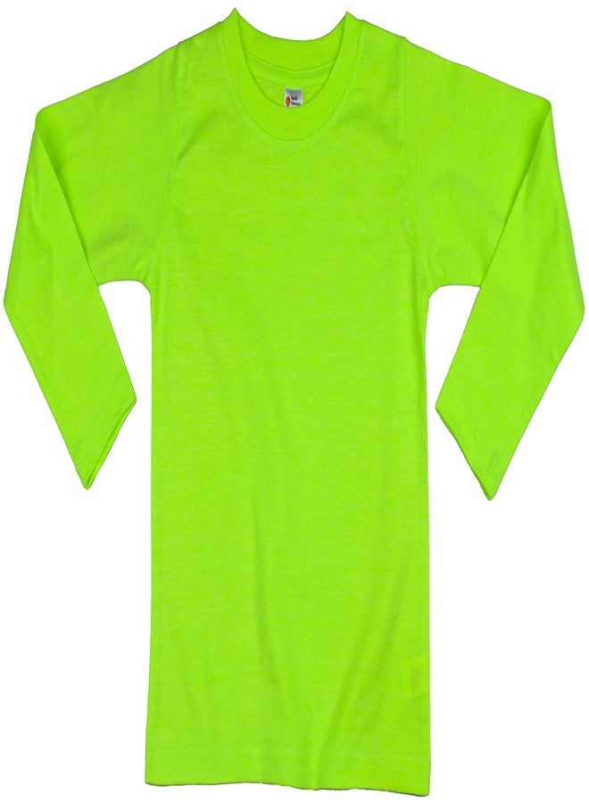 Earth Elements Baby Long Sleeve T-Shirt 12-18 Months Neon Green