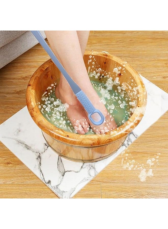 Prostuff.in® Flexible Foot Toe Cleaning Brush With Long Handle For Cleaning Between Toes, Heel Cleaning Callus Remover For Home Use, Multicolour 1 Pcs - Image 4