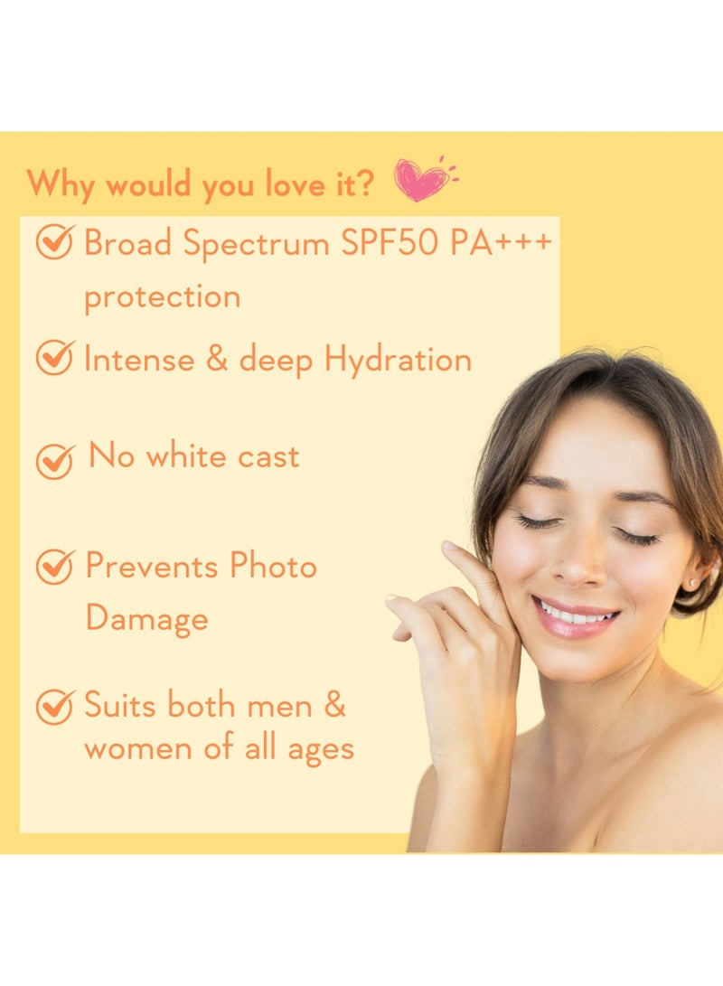 WishCare لوشن الجسم الواقي من الشمس بمعامل حماية SPF50 - واسع الطيف - حماية من الأشعة فوق البنفسجية فئة A وB مع عدم وجود طبقة بيضاء - مع بذور الجزر والتوت - للرجال والنساء - 200 مل - Image 5