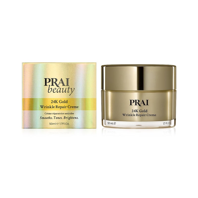 PRAI Beauty 24K Gold Creme - Face Moisturizer, Skincare Product, 1.7 Oz - Image 2