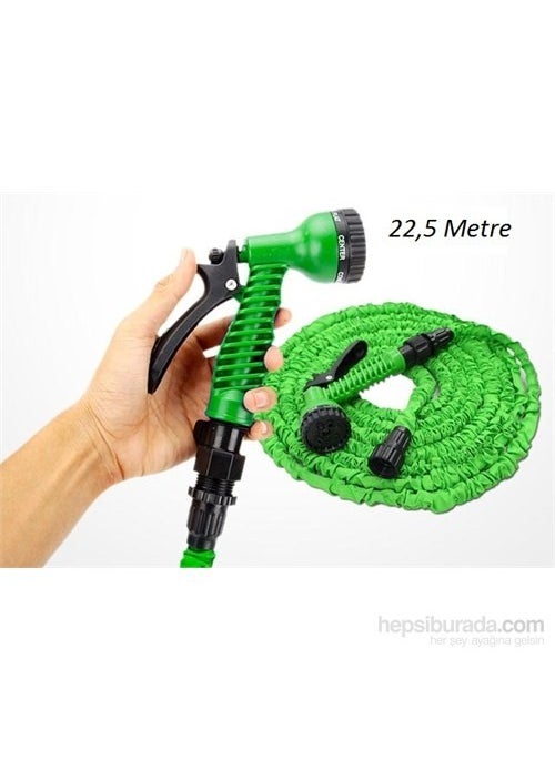 MAGIC HOSE - Extending (Green) 22.5 Meters (Including Watering Gun) - Image 1
