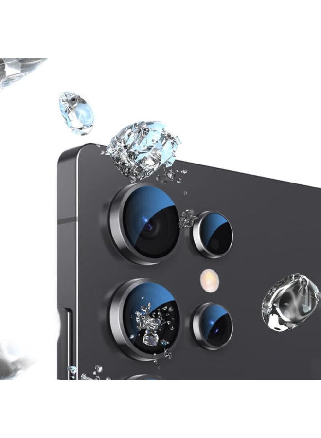 Blueo Lens Protector For Samsung S25 Ultra, High-Definition Wear-Resistant Anti-Scratch Phone S25 Ultra Rear Camera Film, Titanium Original Color - Image 1