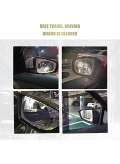 Generic 2 Pieces Car Rearview Mirror Film, Waterproof Rainproof Anti-mist Anti-glare Car Rearview Mirror Sticker Protective Film For Car, SUV, Van, Truck  - Image 4