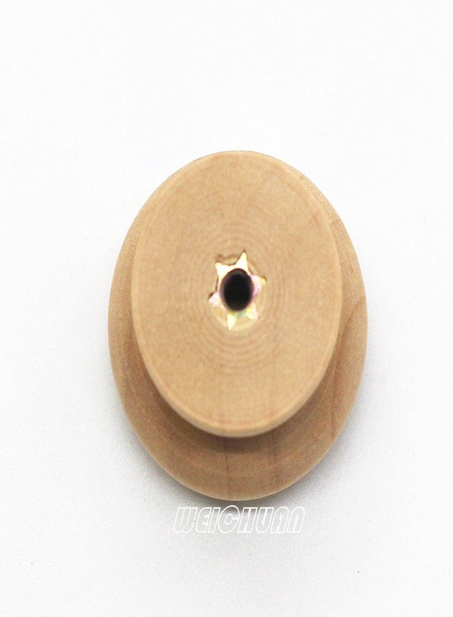 WEICHUAN Round Wood Unfinished Cabinet Furniture Drawer Knobs Pulls Handles LOG WY-LIFE80000331 - Image 3