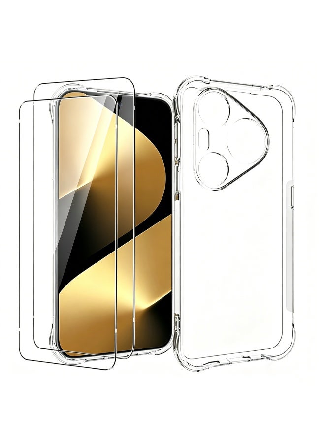 adando Adando Huawei Pura 90 Pro Max Clear Case With Tempered Glass Screen Protector 90 g Z5347AC69CF43A7CD1F5AZ