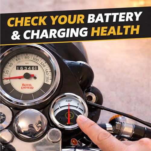 Casago CATBAM1 Ampre Reading Analogue Ampmeter Ampere Gauge Meter for Classic Electra and Standard 350cc and 500cc Motorcycles - Image 2
