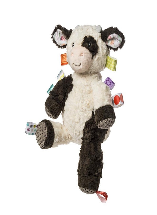 Taggies Stuffed Animal Huggable Plush Soft Toy with Sensory Tags, 10-Inches, Buttercup Cow - Image 5