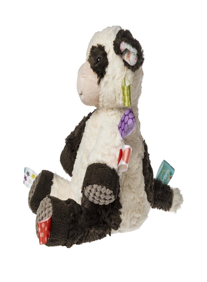 Taggies Stuffed Animal Huggable Plush Soft Toy with Sensory Tags, 10-Inches, Buttercup Cow - Image 2