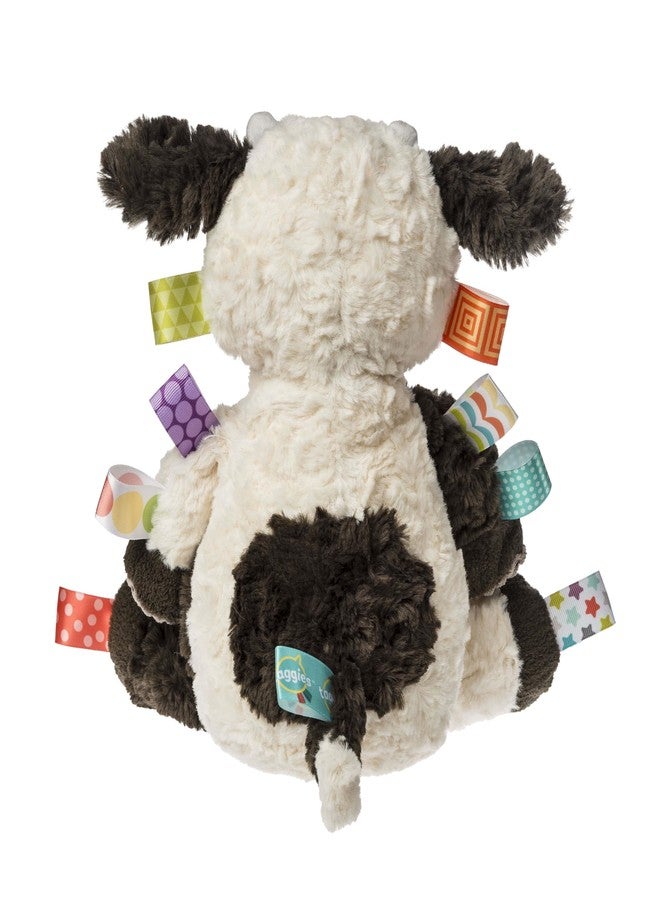 Taggies Stuffed Animal Huggable Plush Soft Toy with Sensory Tags, 10-Inches, Buttercup Cow - Image 3