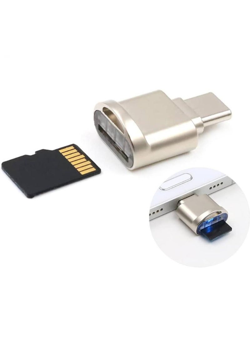 قارئ بطاقات TF، قارئ بطاقات USB-C إلى TF، محول قارئ بطاقات الذاكرة من النوع C TF OTG USB 3.0 لنظام التشغيل Windows Mac OS X Android