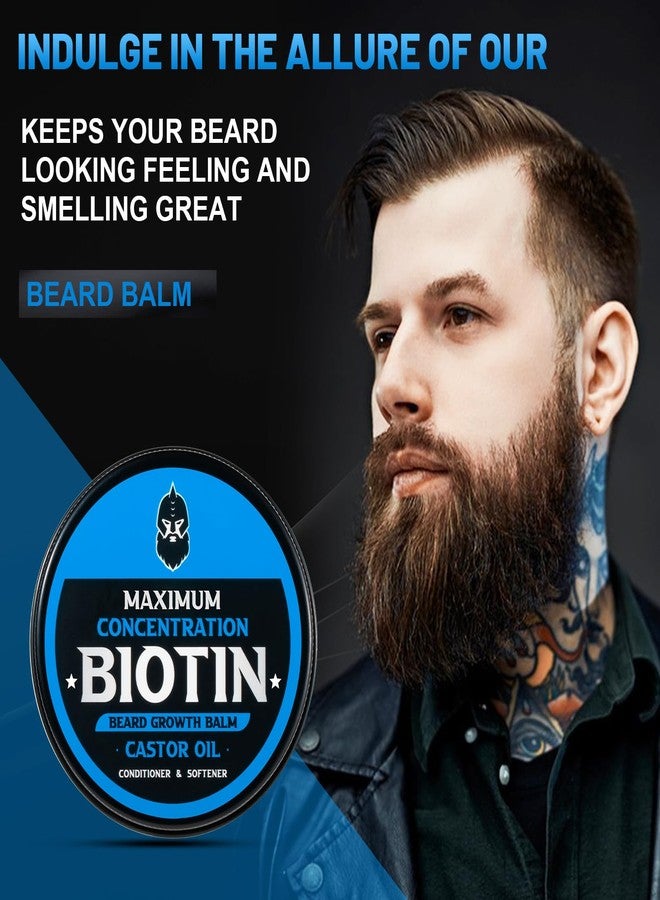 First Melody Beard Balm, Maximum Concentration Biotin, with Castor Oil and Argan & Jojoba Oils, Promotes Beard Growth, Styles, Strengthens & Softens Beards & Mustaches, 2 Ounce，Cedar - Image 4
