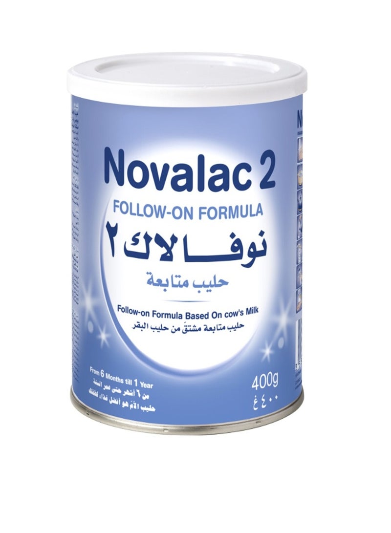 نوفيلاك نوفالاك حليب أطفال (2) 400 جم - Image 1