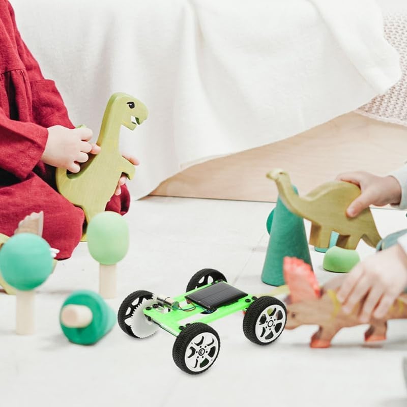 Trendy economical quality DIY Solar Powered Car Kit for Kids, Stem Science Projects Educational Engineering Toy with Motor Assembly Components Indoor Outdoor Use Dust tight seal - Image 5