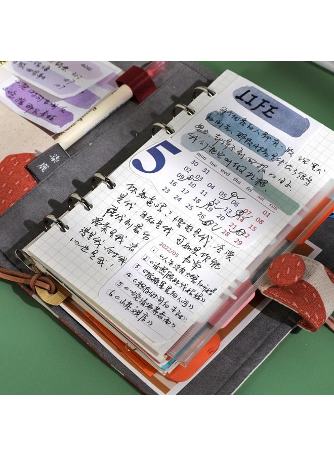 Bluejw Hand-made, Loose-leaf Hand Book Book Removable High-value Hand Book Feeling Girls Cute Notebook Suit - Image 5