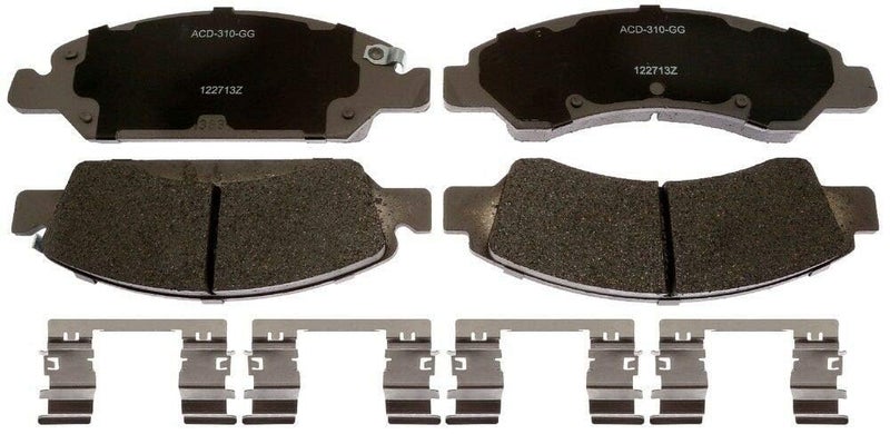 ACDelco Silver 14D1367CH Ceramic Front Disc Brake Pad Set with Hardware - Image 3