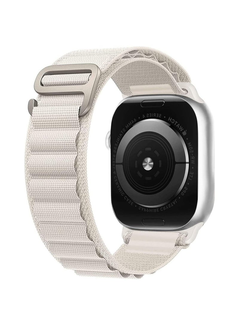 Watch Band Ultra Strap 42mm 44mm 45mm 49mm Alpine Loop Nylon Replacement Bands with Adjustable Sport Titanium G-hook Braided Straps for iWatch Ultra Series 8 7 SE 6 5 4 3 2 1 - Image 1