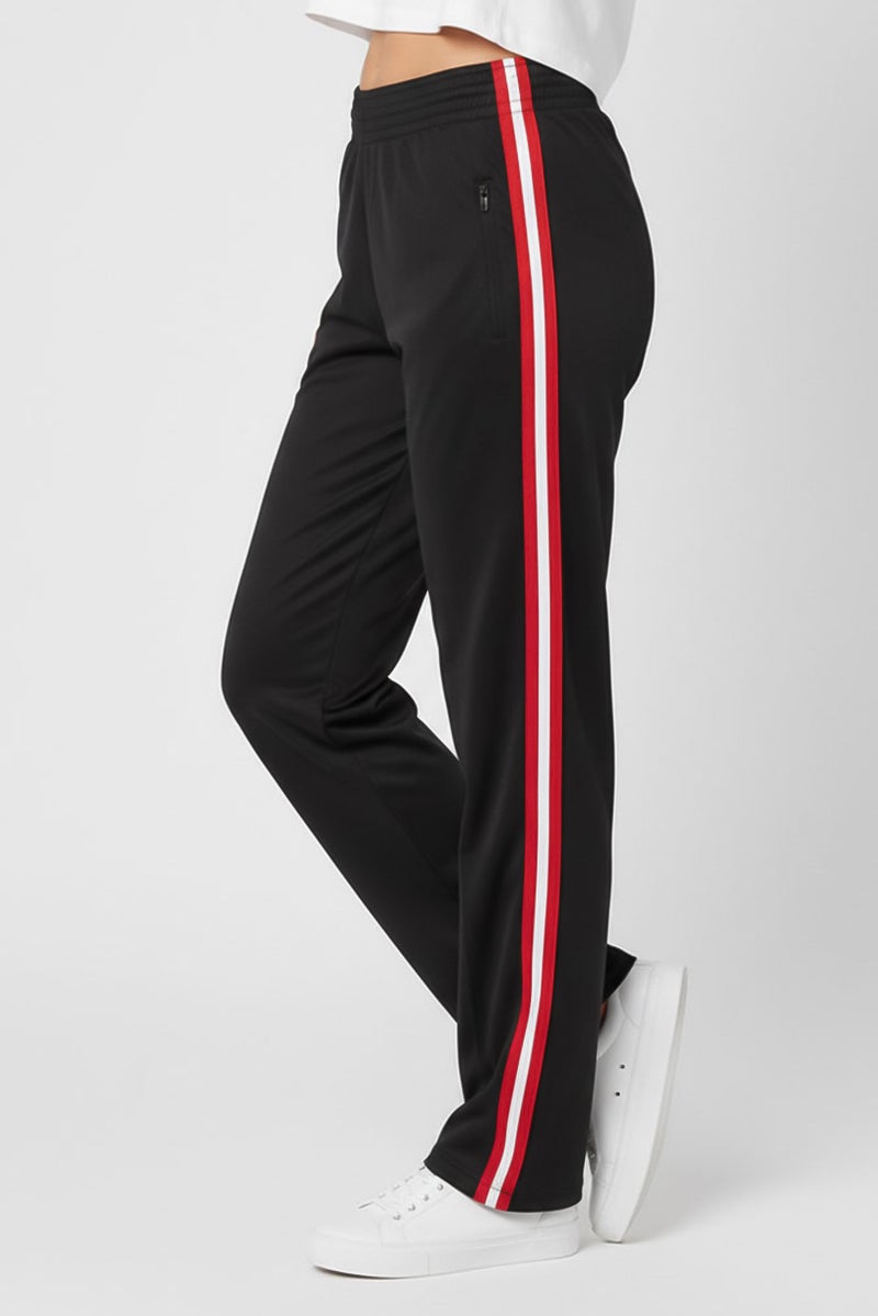 GIVENCHY Women Regular Fit Solid Sweatpants, Black - Image 2