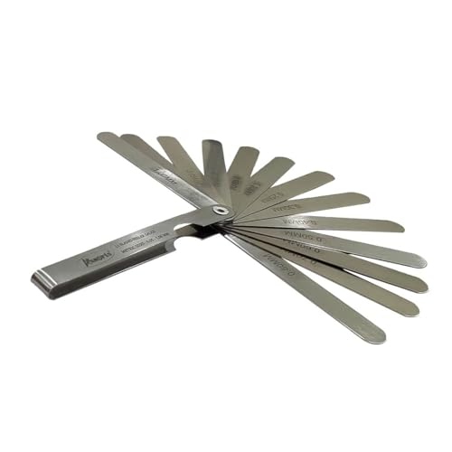 BUYOHLIC Stainless Steel Thickness Metric Feeler Gauge Tool ((20 Blades (0.05 to 1.0 MM))) - Image 4