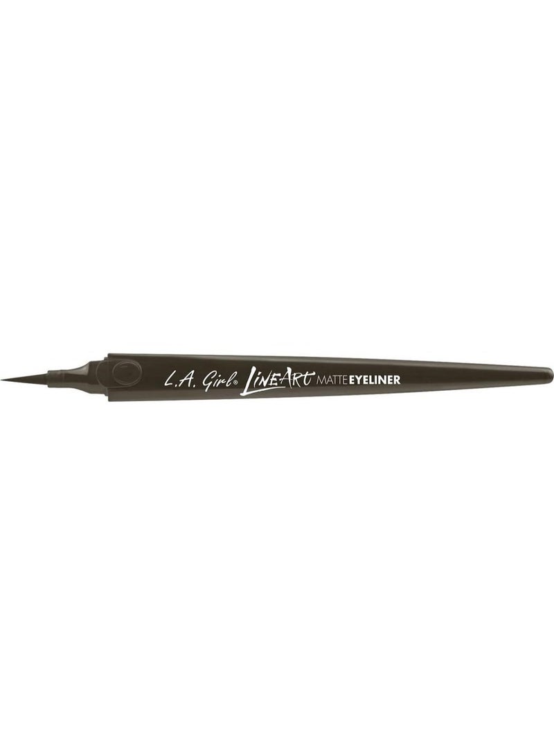 لا جيرل GLE713 Line Art Matte Eyeliner - Espresso - Image 3