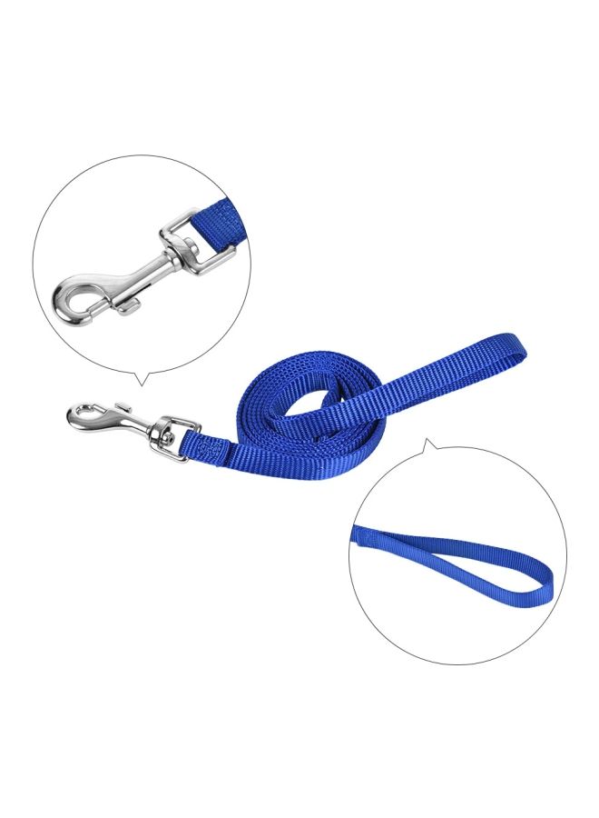 Loquat 3-Piece Adjustable Collar, Harness And Leash Set Blue/Black - Image 4