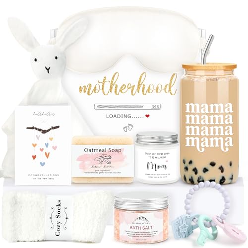 Launrada New Mom Care Package After Baby New Mom Gift Basket New Mom Gifts for Women After Birth Postpartum Gifts for Mom Baby Shower Gifts for Mom Cool Gifts for New Mom First Time Mom Gifts New Mom Gift Set - Image 1