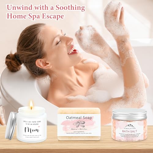 Launrada New Mom Care Package After Baby New Mom Gift Basket New Mom Gifts for Women After Birth Postpartum Gifts for Mom Baby Shower Gifts for Mom Cool Gifts for New Mom First Time Mom Gifts New Mom Gift Set - Image 5