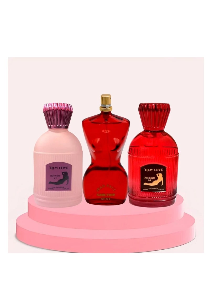 Jean Paul Pheromone Perfume Set, Red Night, Lady, Ganpool, 100 ml 