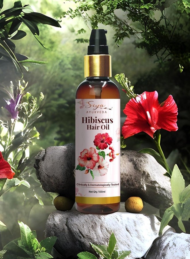 SiyaAyurveda Siya Ayurveda Hibiscus Oil - Ayurvedic Oil for Hair Growth, Natural Hair Care, Improve Scalp Health, and Frizz Control - Herbal Solution for Damaged Hair | Hair Nourishment - Image 5