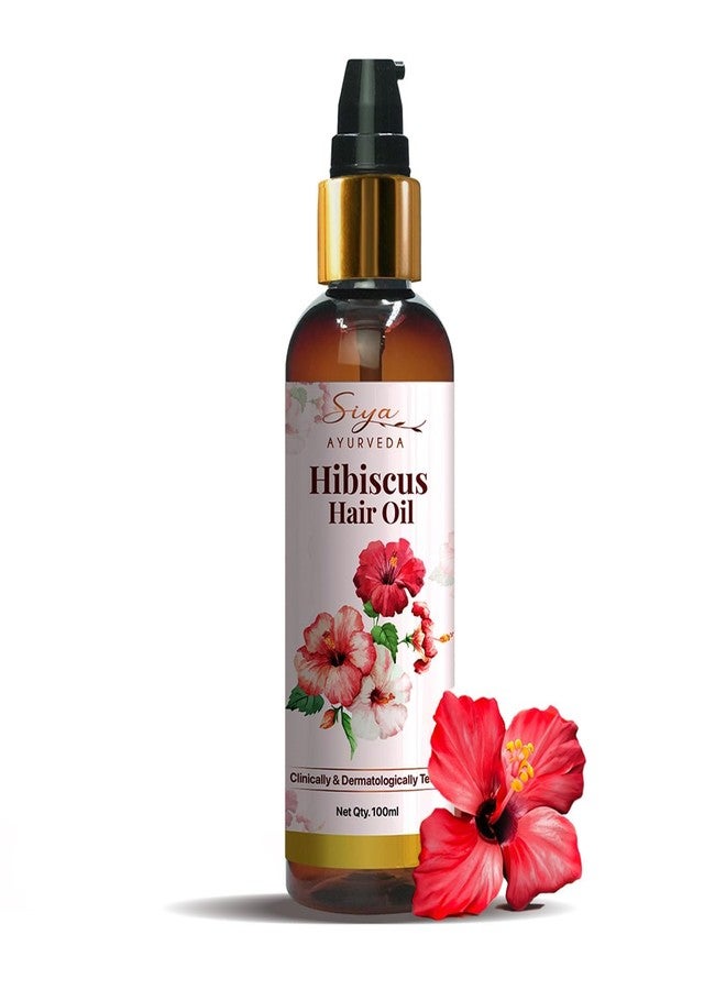 SiyaAyurveda Siya Ayurveda Hibiscus Oil - Ayurvedic Oil for Hair Growth, Natural Hair Care, Improve Scalp Health, and Frizz Control - Herbal Solution for Damaged Hair | Hair Nourishment - Image 1
