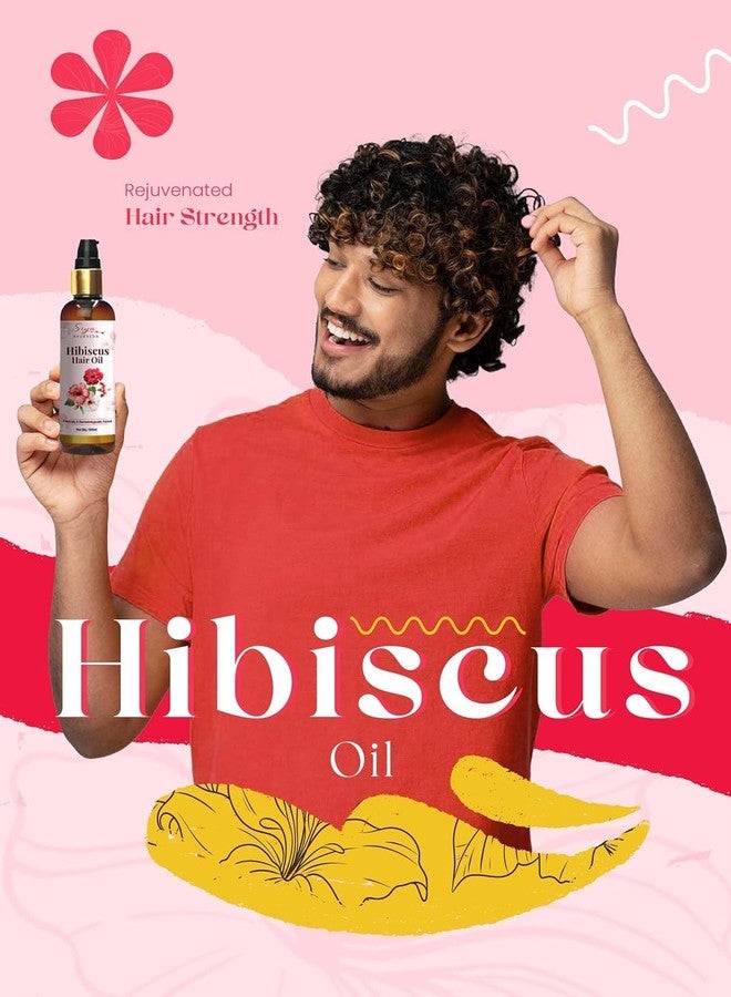 SiyaAyurveda Siya Ayurveda Hibiscus Oil - Ayurvedic Oil for Hair Growth, Natural Hair Care, Improve Scalp Health, and Frizz Control - Herbal Solution for Damaged Hair | Hair Nourishment - Image 4