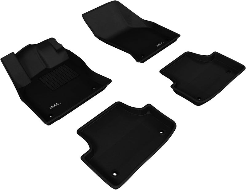 3D MAXpider Custom Fit Floor Mat for Audi A3/S3 Models - Kagu Rubber (Black) - Image 1
