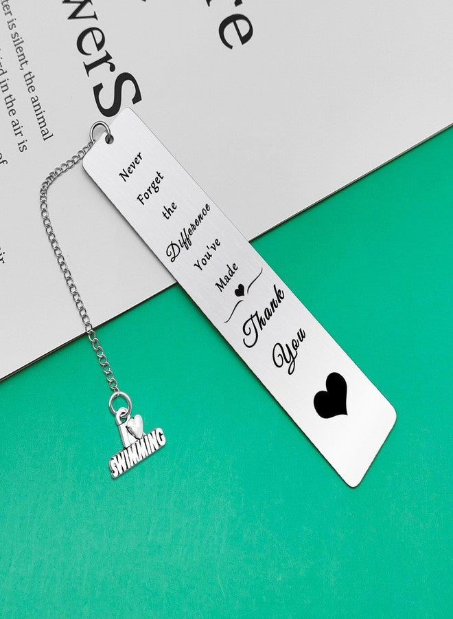 Baipilu Swimming Coach Gift Swim Coach Gift for Men Inspirational Bookmark Gift Swim Instructor Gift Thank You Bookmark Gift Appreciation Gift for Swim Teacher Swim Team Gift Swim Lovers Gift Swimmer Gift - Image 4