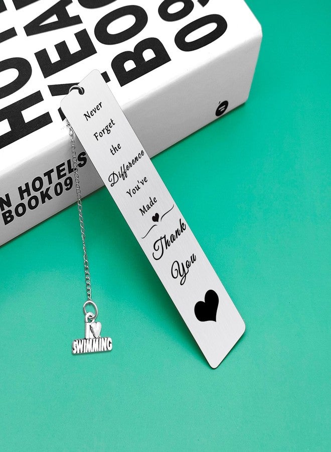 Baipilu Swimming Coach Gift Swim Coach Gift for Men Inspirational Bookmark Gift Swim Instructor Gift Thank You Bookmark Gift Appreciation Gift for Swim Teacher Swim Team Gift Swim Lovers Gift Swimmer Gift - Image 5