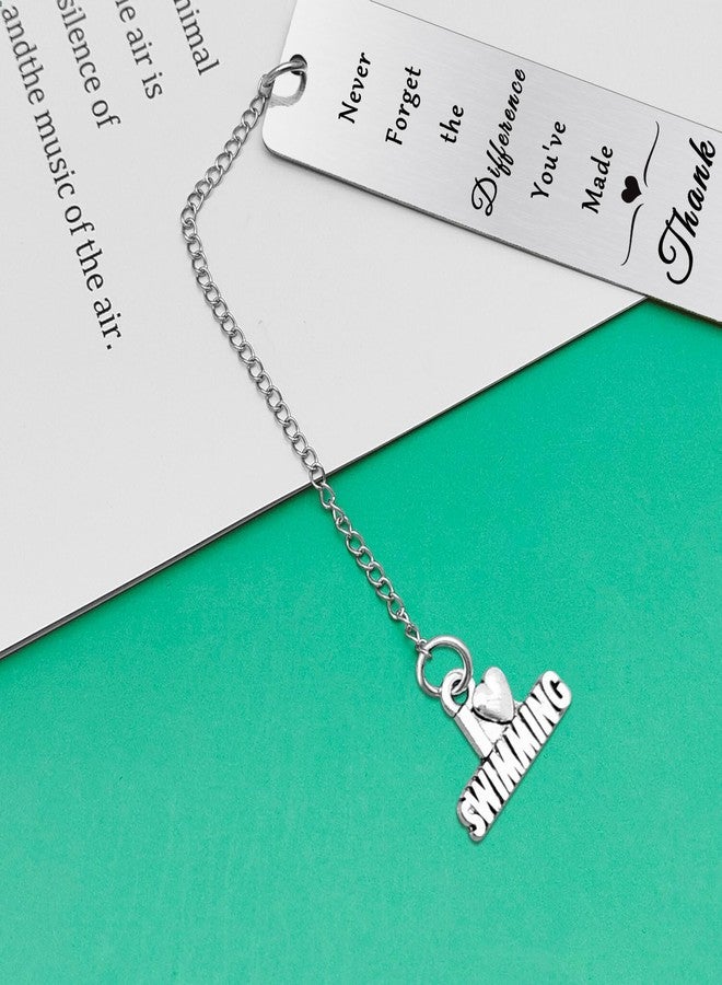 Baipilu Swimming Coach Gift Swim Coach Gift for Men Inspirational Bookmark Gift Swim Instructor Gift Thank You Bookmark Gift Appreciation Gift for Swim Teacher Swim Team Gift Swim Lovers Gift Swimmer Gift - Image 3