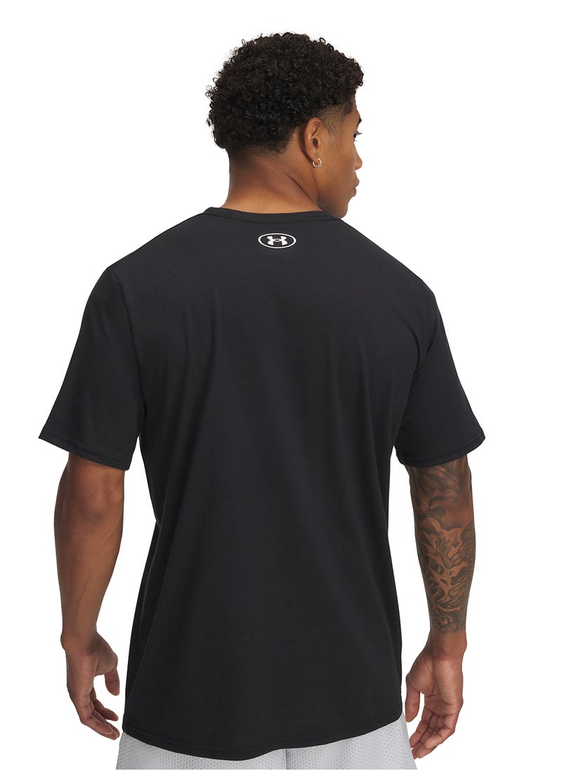 UNDER ARMOUR Camo Chest Stripe T-Shirt  - Image 2