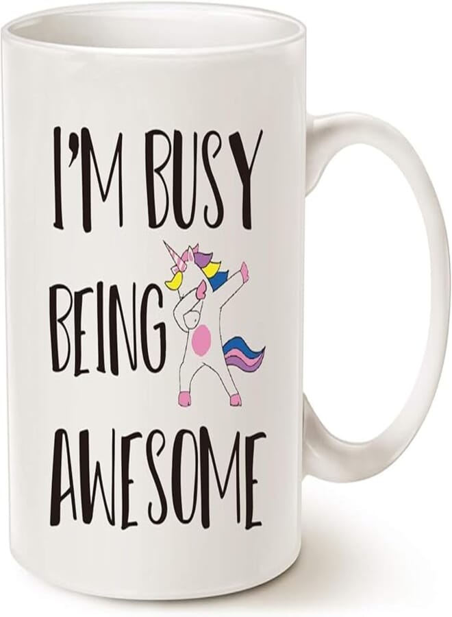 ella - Funny Saying Christmas Gifts I'M Busy Being Awesome Birthday Ideas For Friend