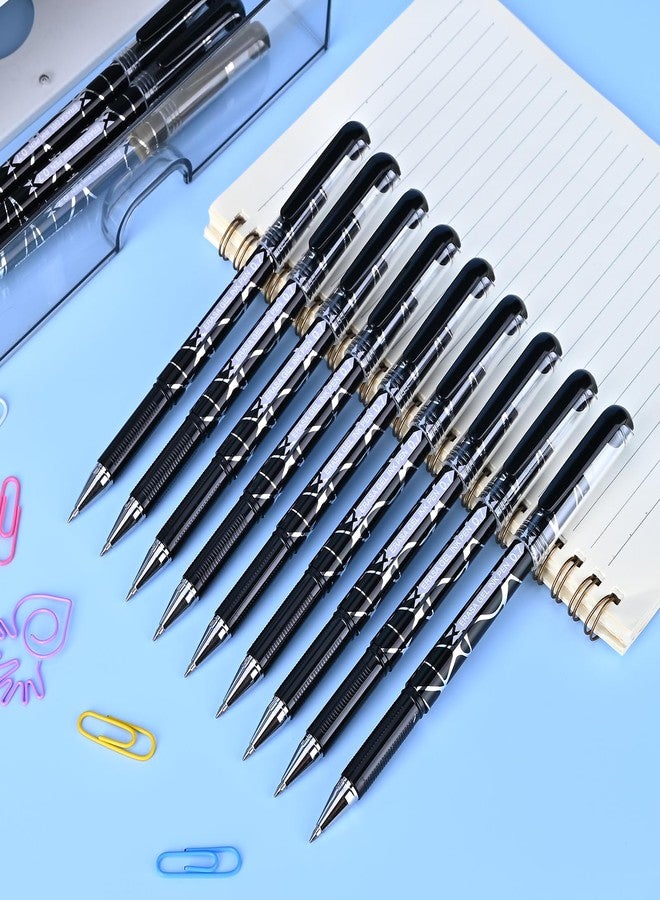 Temiary 12 Pcs Erasable Gel Pens, Make Mistakes Disappear, Fine Point 0.7 mm, No Need for White Correction Tape, Pen with Eraser Used for Completing Sudoku and Crossword Puzzles (Black) - Image 5