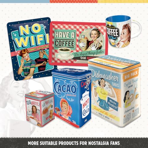 Nostalgic Art Nostalgic-Art Retro storage tin box L, 101.4 oz, Super Color Detergent – Gift idea for your home, large metal washing powder can, vintage design - Image 3