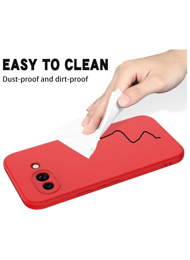 Generic - Silicone Case Compatible with Google Pixel 9A Case, with Lanyard Strap and Liquid Silicone TPU Soft Shell for Earthquake and Fall Resistance Cover Case - Image 1