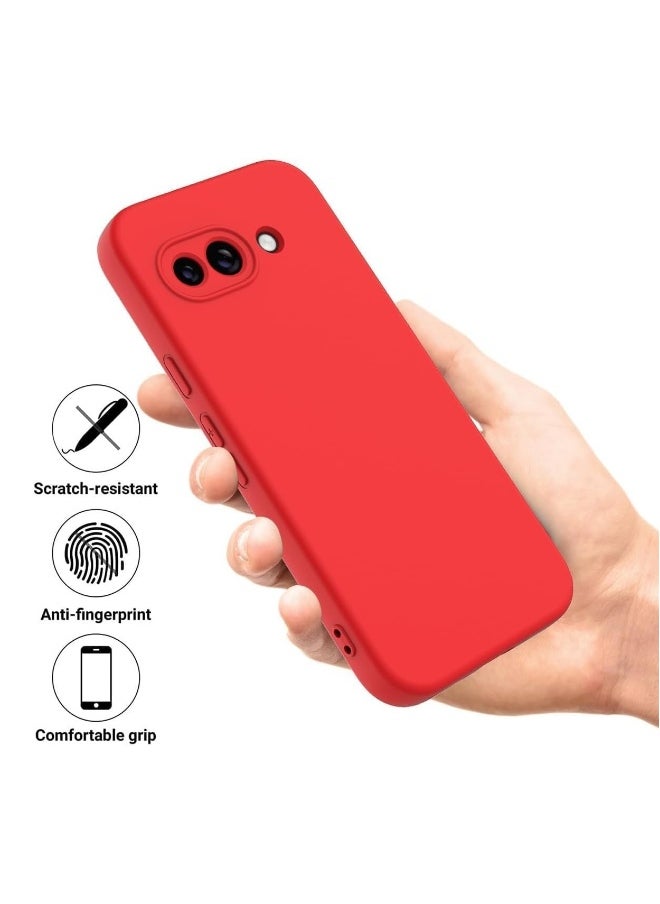 Generic - Silicone Case Compatible with Google Pixel 9A Case, with Lanyard Strap and Liquid Silicone TPU Soft Shell for Earthquake and Fall Resistance Cover Case - Image 1
