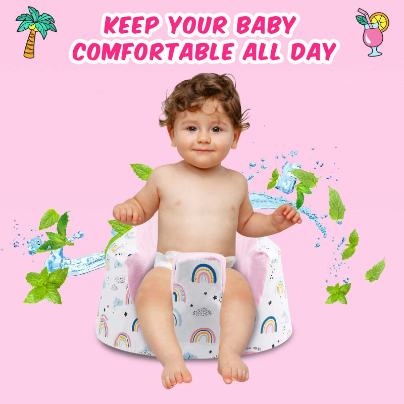 SMTTW Seat Cover Compatible with Bumbo Seat, Summer Cooling Breathable Seat Cover - Image 4