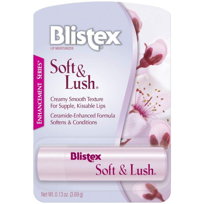 Blistex Soft & Lush Lip Balm, 0.13 oz (Pack of 6)