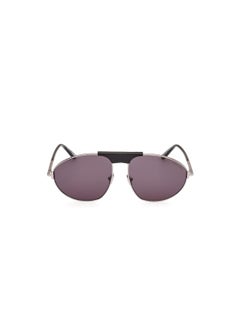 TOM FORD نظارات شمسية معدنية على شكل طيار للرجال FT109514A60 حجم العدسة: 60 مليمتر - بلون روثينيوم خفيف لامع  - Image 2
